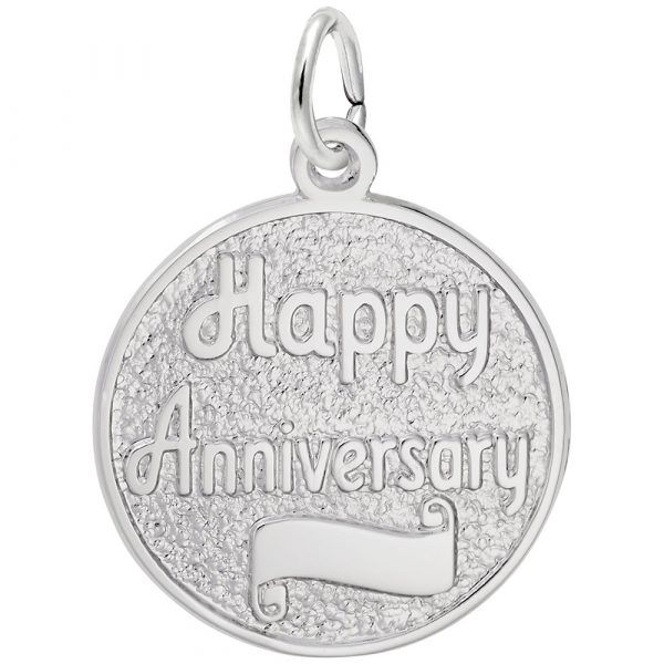 Happy Anniversary Disc Charm Mitchell's Jewelry Norman, OK