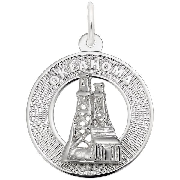 Oklahoma Oil Field Ring Charm Mitchell's Jewelry Norman, OK