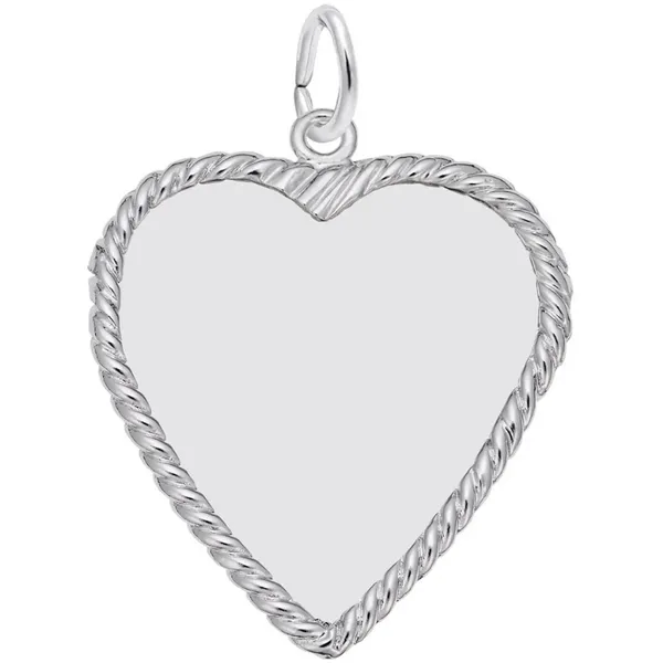 Silver Heart Charm Mitchell's Jewelry Norman, OK