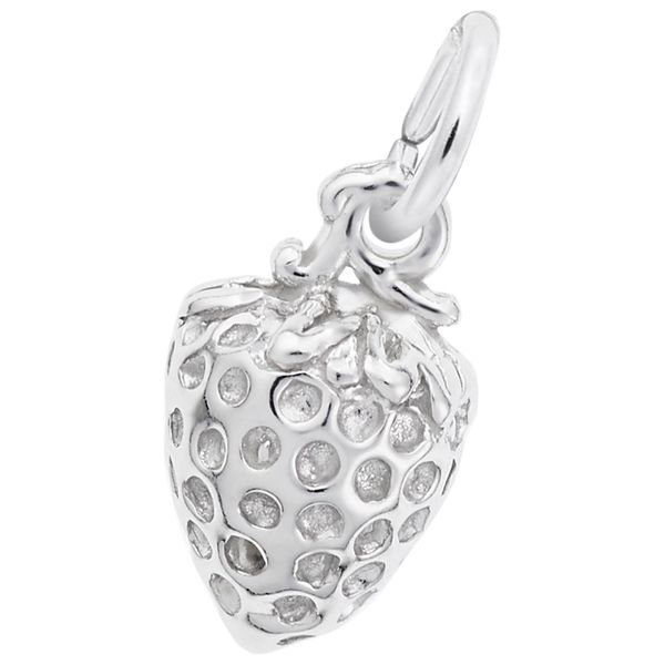 Sterling Silver Strawberry Charm By Rembrandt Mitchell's Jewelry Norman, OK