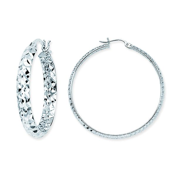 Sterling Silver Hoop Earrings Mitchell's Jewelry Norman, OK