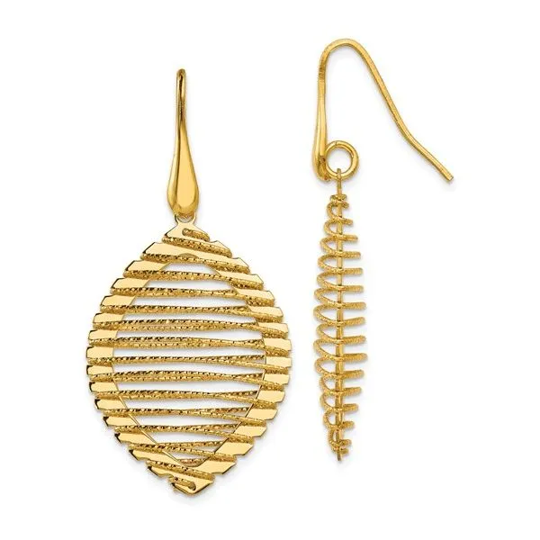 Sterling Silver Gold-plated Shepherd Hook Earrings Mitchell's Jewelry Norman, OK