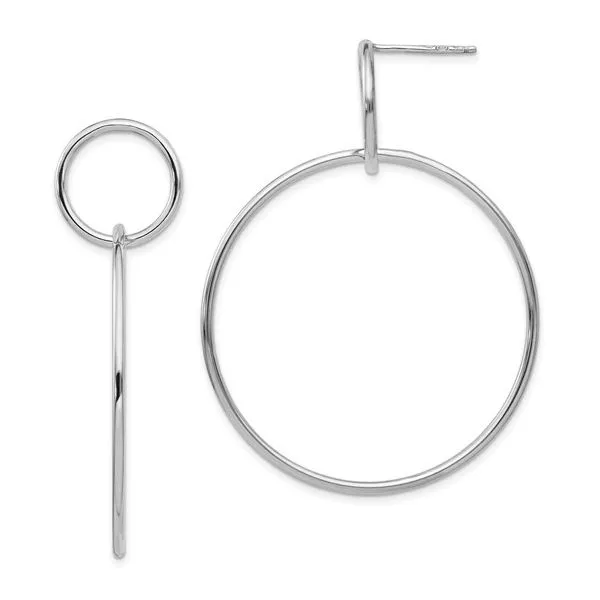 Sterling Silver Polished Post Dangle Earrings Mitchell's Jewelry Norman, OK