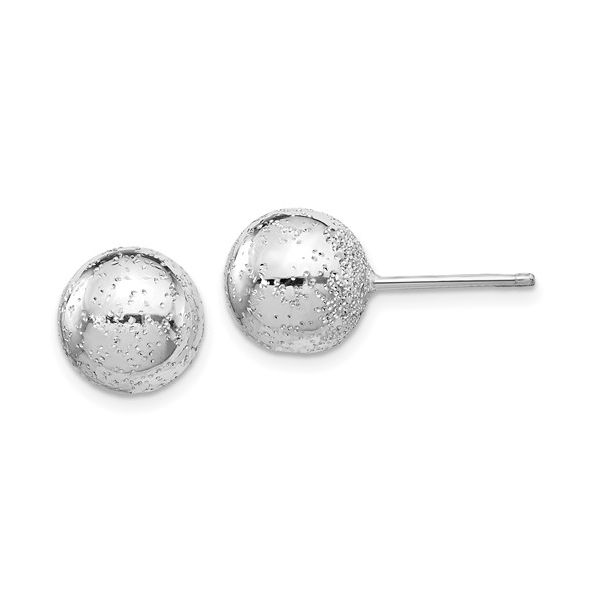 Sterling Silver  Radiant Essence 10mm Ball Post Earrings Mitchell's Jewelry Norman, OK