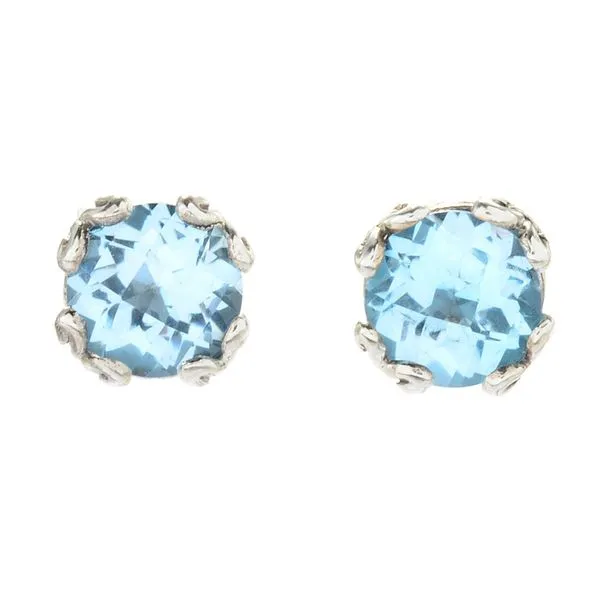 Blue Topaz Glow Earrings by Samuel B. Mitchell's Jewelry Norman, OK