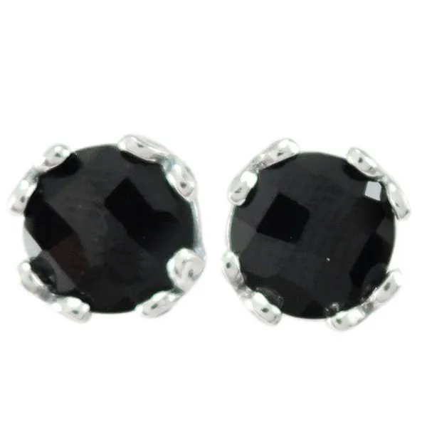 Black Spinel Stud Earrings Mitchell's Jewelry Norman, OK