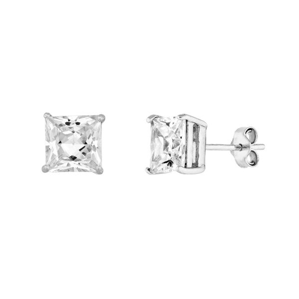 CZ Stud Earrings by Midas Chain Mitchell's Jewelry Norman, OK