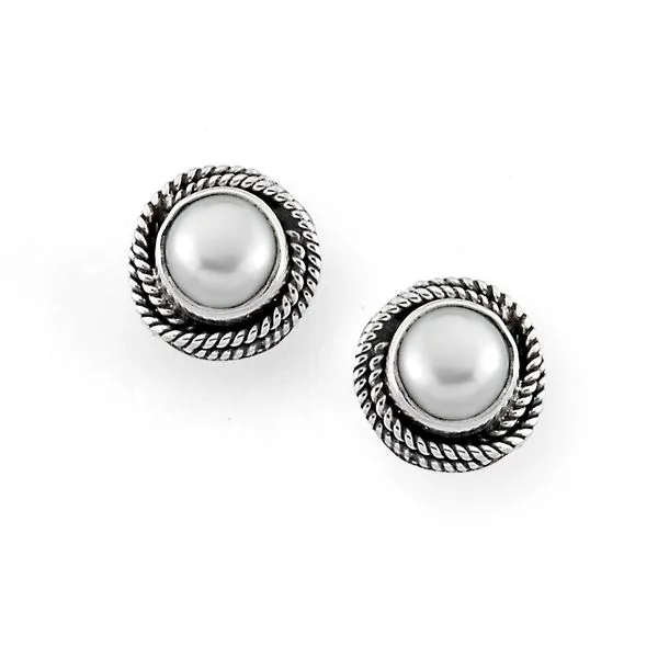 Samuel B. Pearl Earrings Mitchell's Jewelry Norman, OK