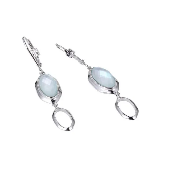 Sterling Silver Crystal Earrings Mitchell's Jewelry Norman, OK