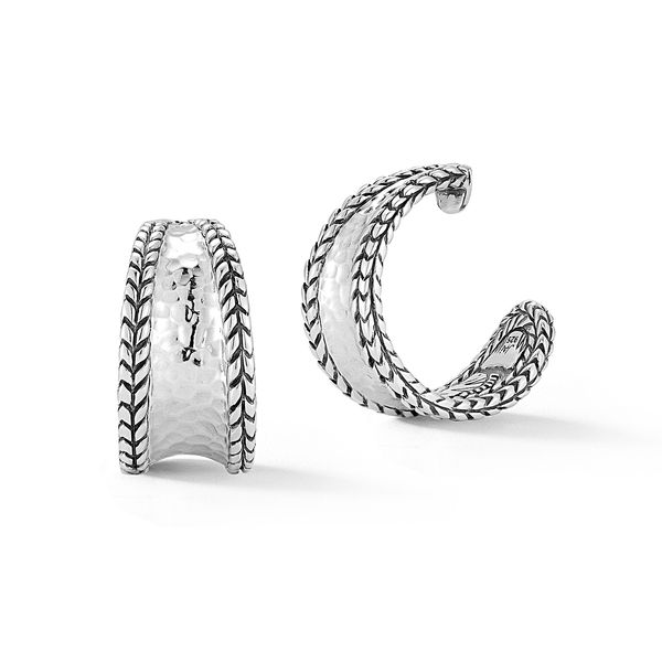 Silver Hoop Earrings By Jai Mitchell's Jewelry Norman, OK