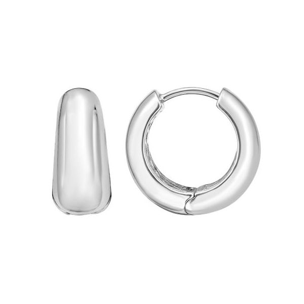 Sterling Silver Mini Hoop Earring Mitchell's Jewelry Norman, OK