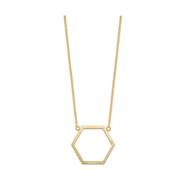 Gold Plated Geometric Necklace by Midas Mitchell's Jewelry Norman, OK