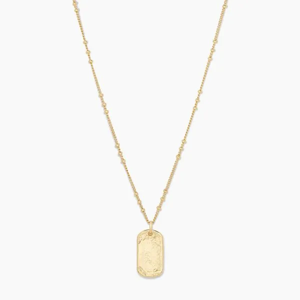Griffin Dog Tag Necklace by Gorjana Mitchell's Jewelry Norman, OK
