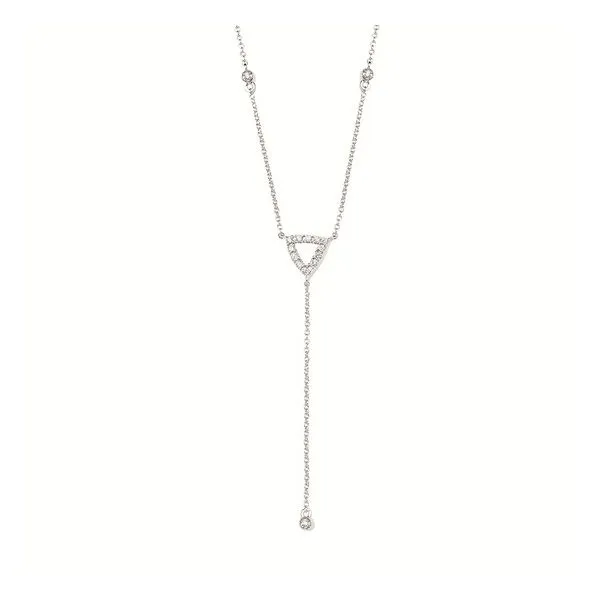 Silver Diamond Necklace Mitchell's Jewelry Norman, OK