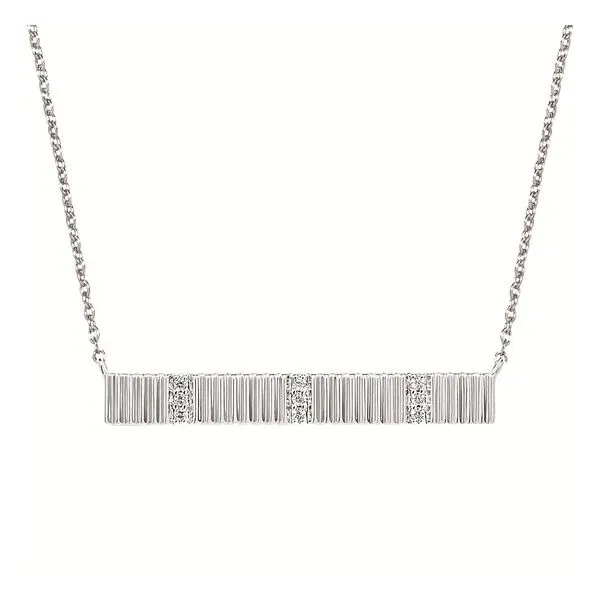 Silver Diamond Necklace Mitchell's Jewelry Norman, OK