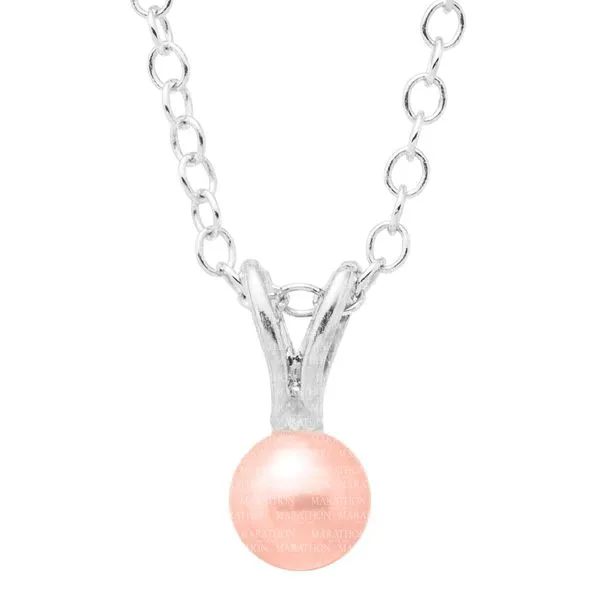 Sterling Silver Pink Cultured Pearl Necklace Mitchell's Jewelry Norman, OK