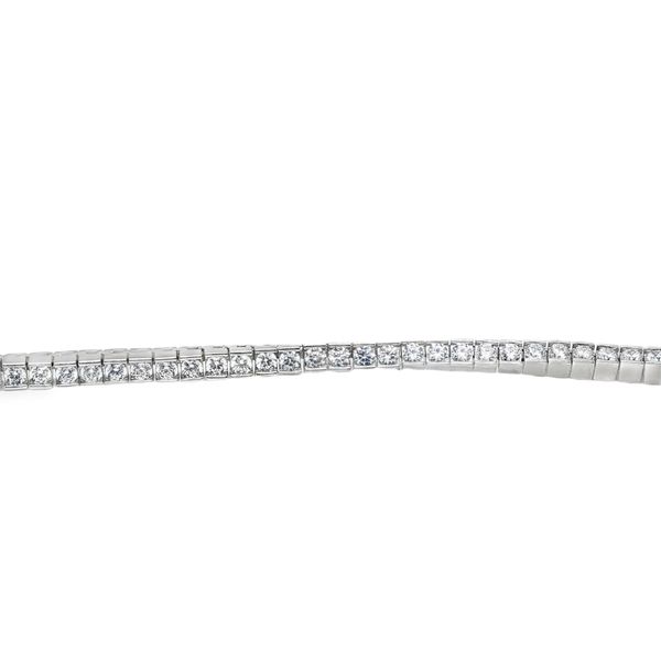 Silver Tennis Necklace Mitchell's Jewelry Norman, OK