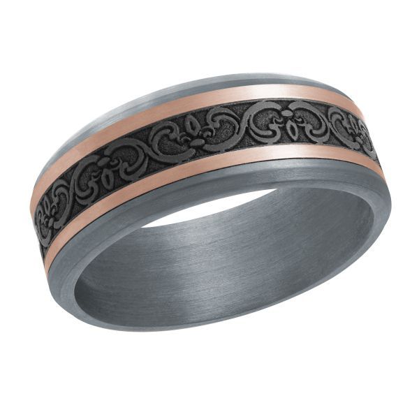Tantulum And Rose Band Mitchell's Jewelry Norman, OK