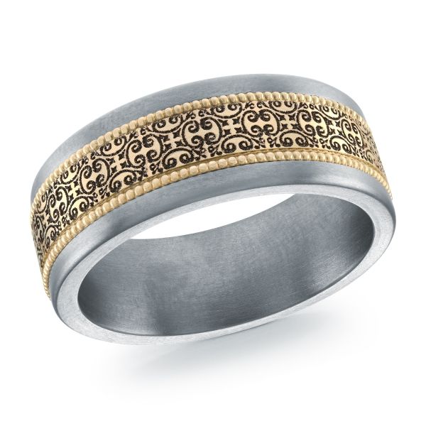 Tantulum And Yellow Band Mitchell's Jewelry Norman, OK