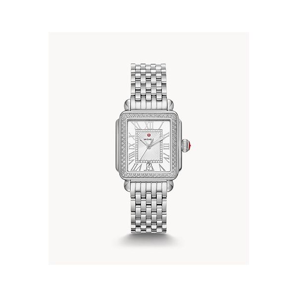 Deco Madison Stainless Diamond Watch by Michele Mitchell's