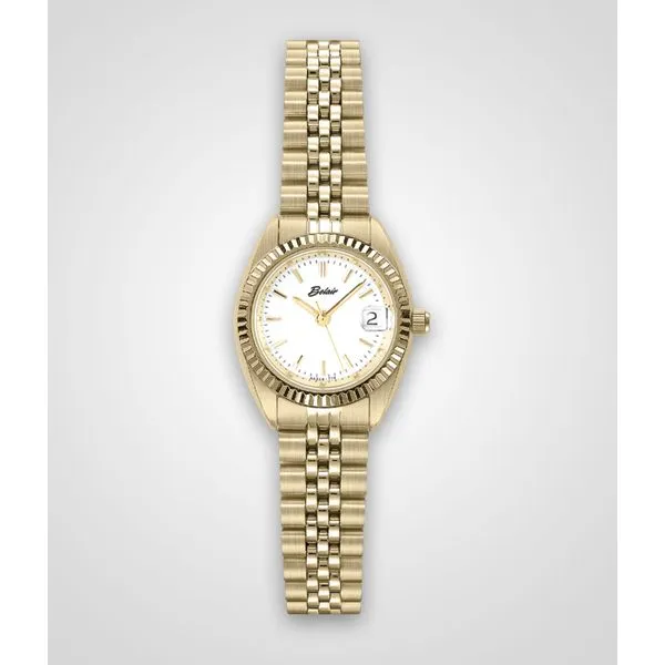 Yellow Stainless Steel Watch With White Face By Belair Mitchell's Jewelry Norman, OK