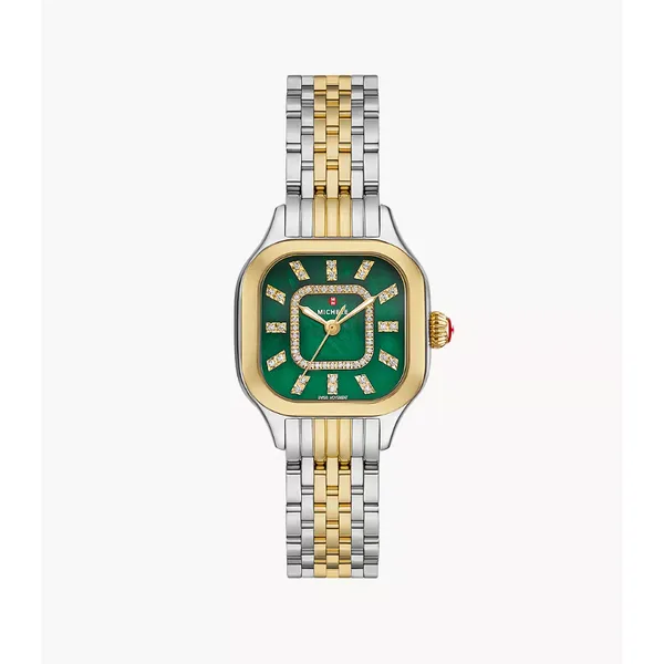 Meggie Stainless Two Toned Diamond Watch by Michele Mitchell's Jewelry Norman, OK