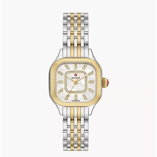 Meggie Two-Tone 18K Gold-Plated Diamond Dial Watch Mitchell's Jewelry Norman, OK