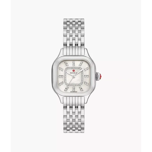 Meggie Stainless Steel Diamond Dial Watch Mitchell's Jewelry Norman, OK