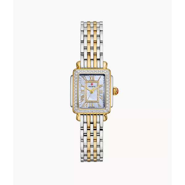 Deco Madison Mini Diamond Two-Tone 18K Gold-Plated Watch Mitchell's Jewelry Norman, OK