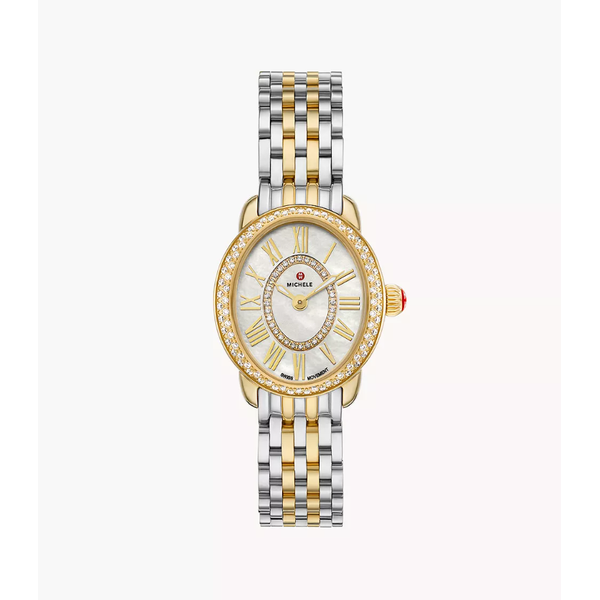 Serein Oval Diamond Two-Tone 18K Gold-Plated Watch Mitchell's Jewelry Norman, OK