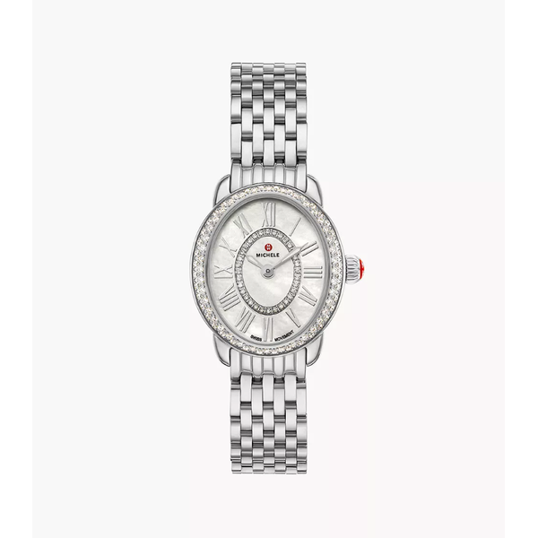 Serein Oval Diamond Stainless Steel Watch Mitchell's Jewelry Norman, OK