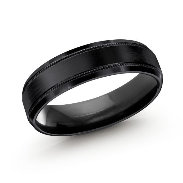 Black Cobalt Wedding Band Mitchell's Jewelry Norman, OK
