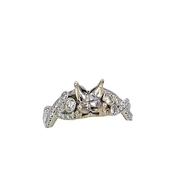 18k white gold diamond engagement ring Molinelli's Jewelers Pocatello, ID