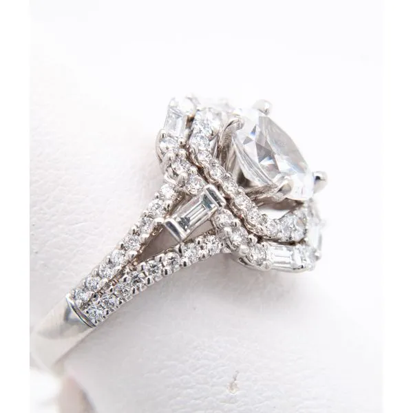 Ashi  14k White Gold Diamond EngagementRring Image 2 Molinelli's Jewelers Pocatello, ID