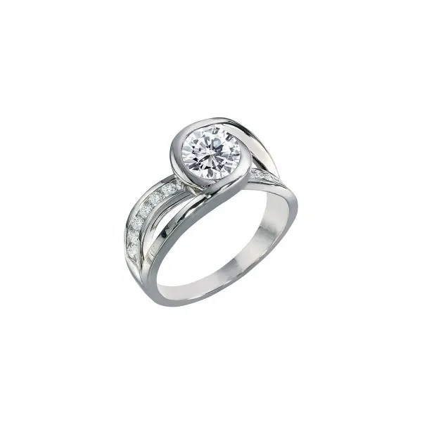 14K WHITE GOLD DIAMOND ENGAGEMENT RING Molinelli's Jewelers Pocatello, ID