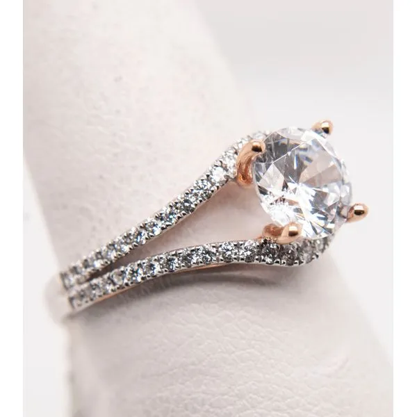 Engagement Ring cz Image 2 Molinelli's Jewelers Pocatello, ID