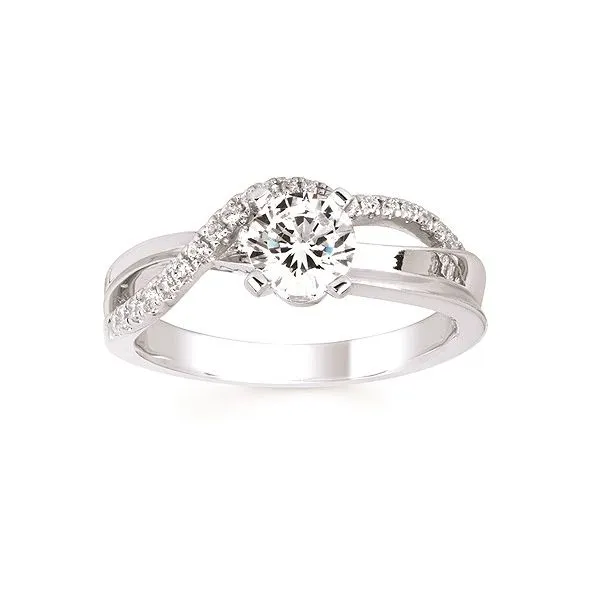 14K White Gold Diamond Semi-mount Engagement Ring Molinelli's Jewelers Pocatello, ID