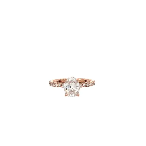 14k Rose Gold Diamond Semi-mount Engagement Rings Molinelli's Jewelers Pocatello, ID