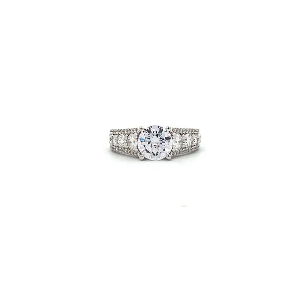 14k White Gold Semi- mount Diamond Engagement Rings Molinelli's Jewelers Pocatello, ID