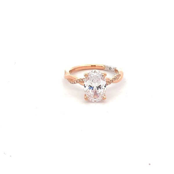 14K Rose Gold Semi-mount Engagement Rings Molinelli's Jewelers Pocatello, ID