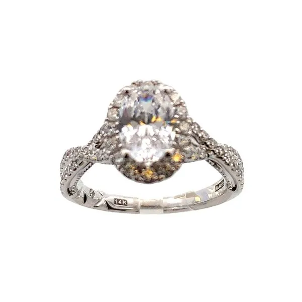 14k White Gold Semi- mount Diamond Engagement Rings Molinelli's Jewelers Pocatello, ID