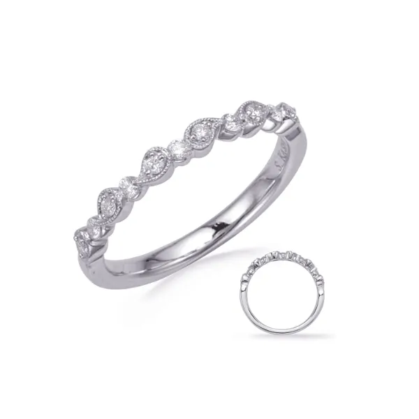 Lady's 14K White Gold Diamond Wedding Band Molinelli's Jewelers Pocatello, ID