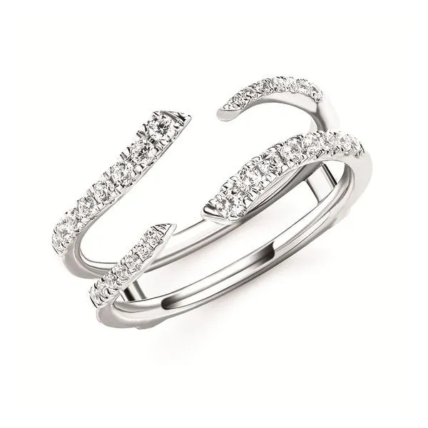 Elegant Lady's White 14 Karat Bridal Insert Ring Molinelli's Jewelers Pocatello, ID