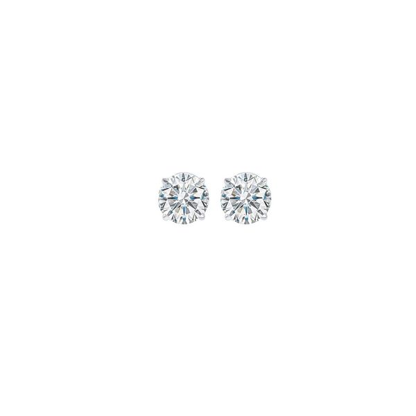 14K White Gold Diamond Studs Molinelli's Jewelers Pocatello, ID