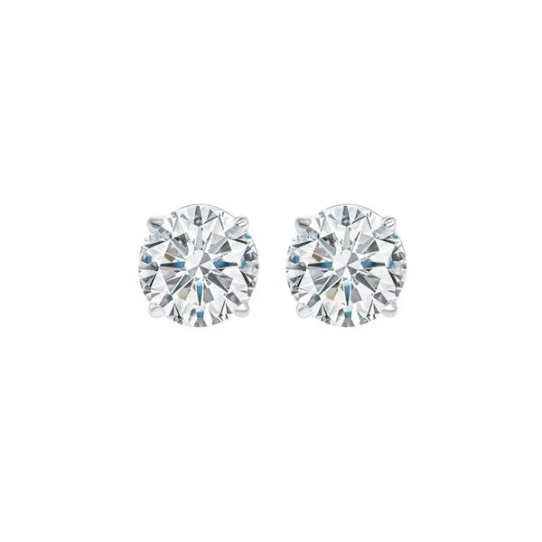 14K WHITE GOLD DIAMOND EARRINGS 1/3CT Molinelli's Jewelers Pocatello, ID