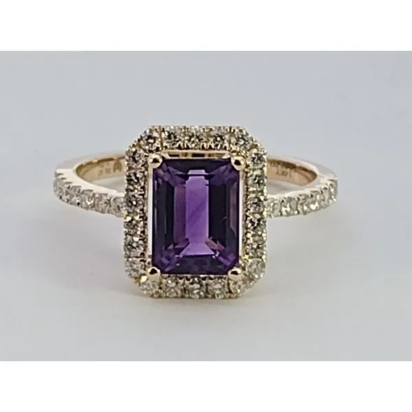 14K Yellow Gold Amethyst Fashion Ring Molinelli's Jewelers Pocatello, ID