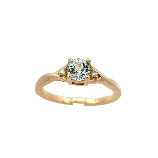 10k Yellow Gold Aquamarine Ring Molinelli's Jewelers Pocatello, ID