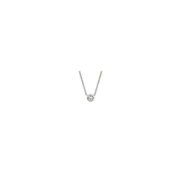 10K White Gold CZ Pendant Molinelli's Jewelers Pocatello, ID