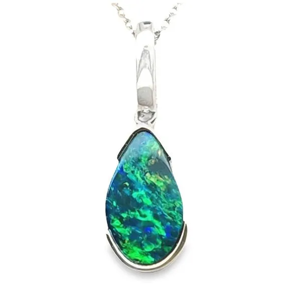 Australian Opal Doublet Pendant Molinelli's Jewelers Pocatello, ID