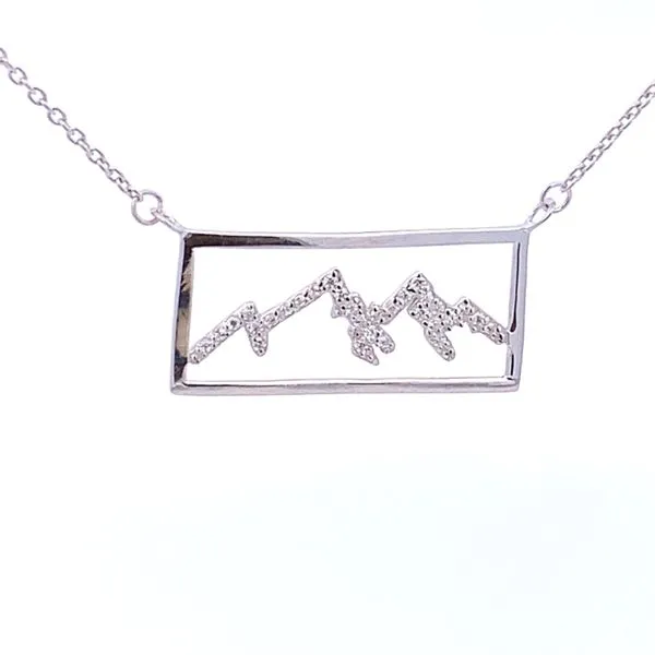 Sterling Silver Mountain Necklace – Nature-Inspired Elegance Molinelli's Jewelers Pocatello, ID